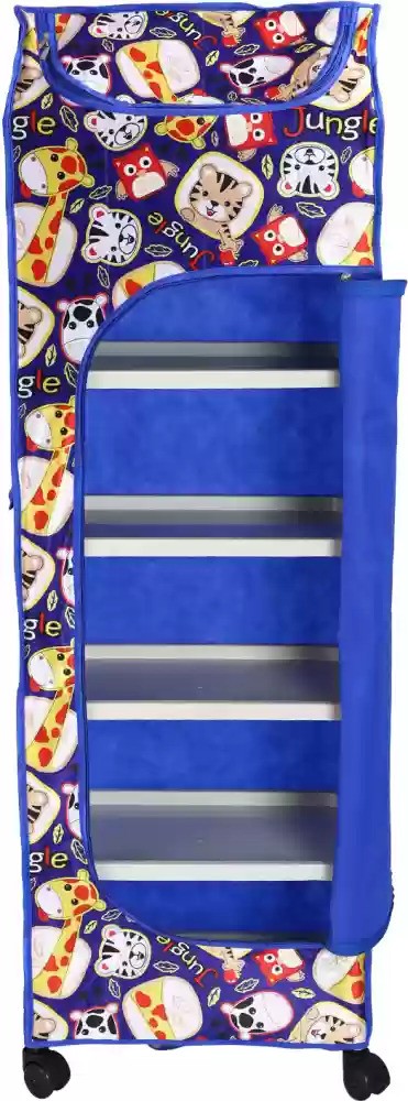 Kudos KGWJ BLUE Plastic 2 Door Almirah  (Finish Color - BLUE, DIY(Do-It-Yourself))
